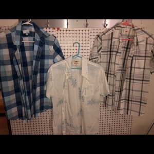 3 Casual T-Shirt Button Downs